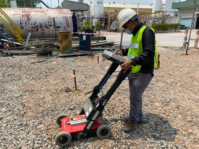 การสำรวจระบบสาธารณูปโภคใต้ดิน